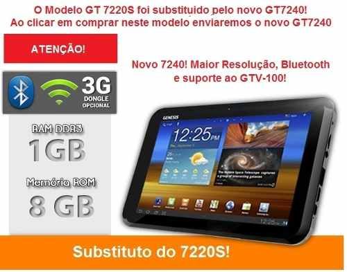 Tablet Genesis Gt-7220s 8gb Android 4.0 Hdmi Tv Pelicula