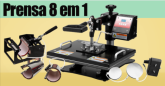 PRENSA MULTIFUNCIONAL 8X1 (BiVolt) E GRÁTIS SUPRIMENTOS